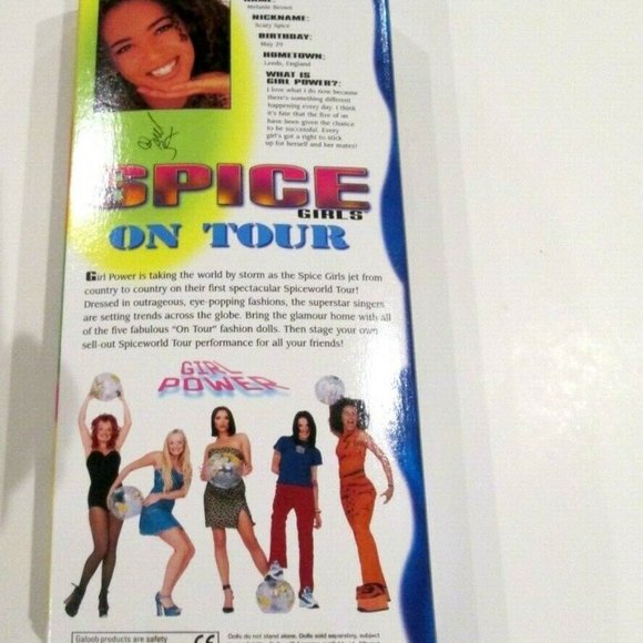 Collectible 90s NWT NIB Vintage Official 1998 SPICE GIRLS TOUR Scary Mel B Doll - Picture 2 of 6